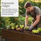 Best Choice Products 48x24x30in Elevated Galvanized Metal Garden Bed w/ Corner Protectors